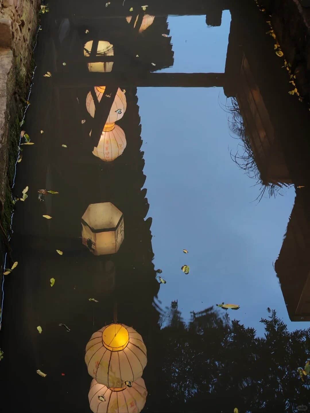 Jinli灯笼倒影 route photo
