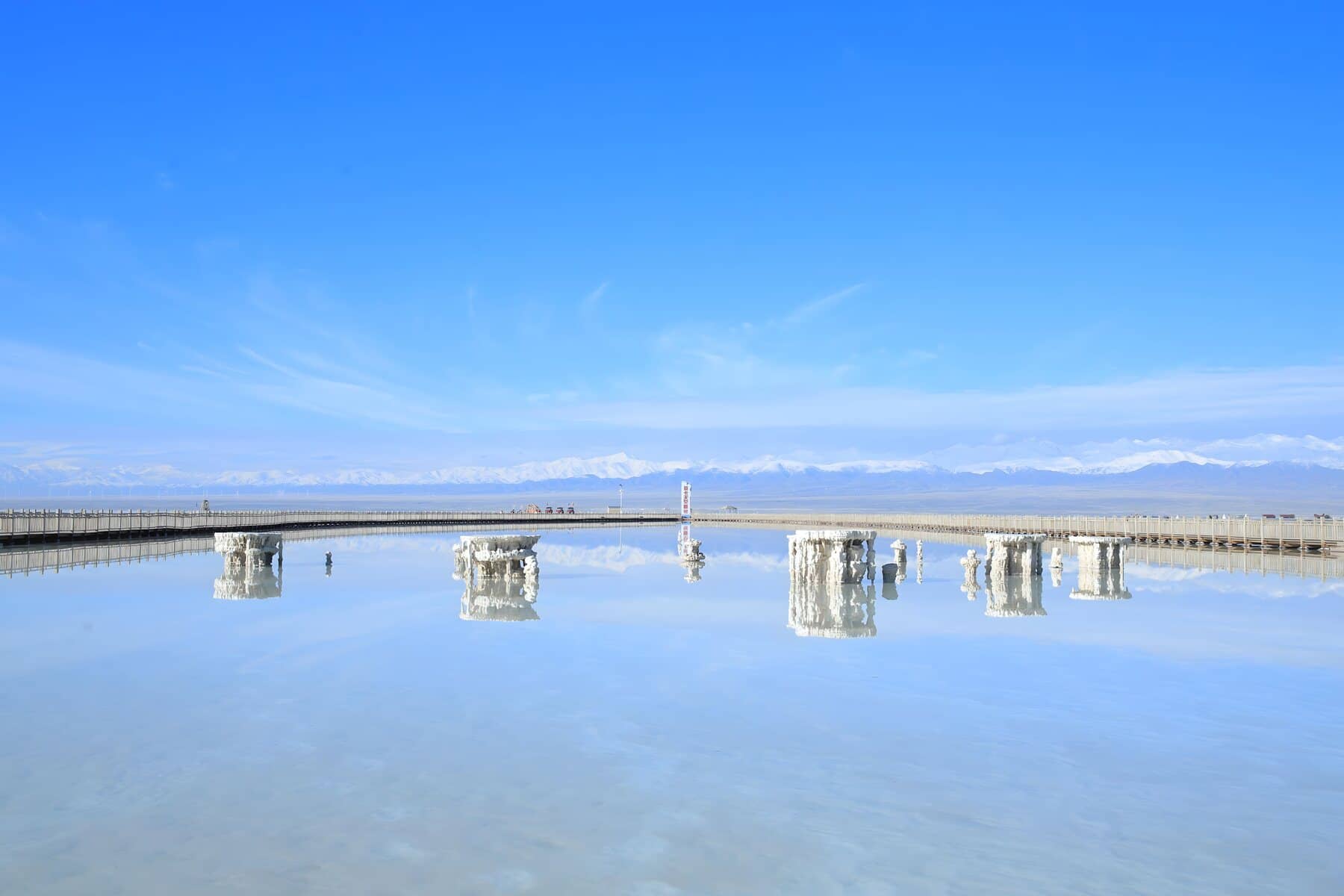 Chaka Salt Lake栈道 route photo