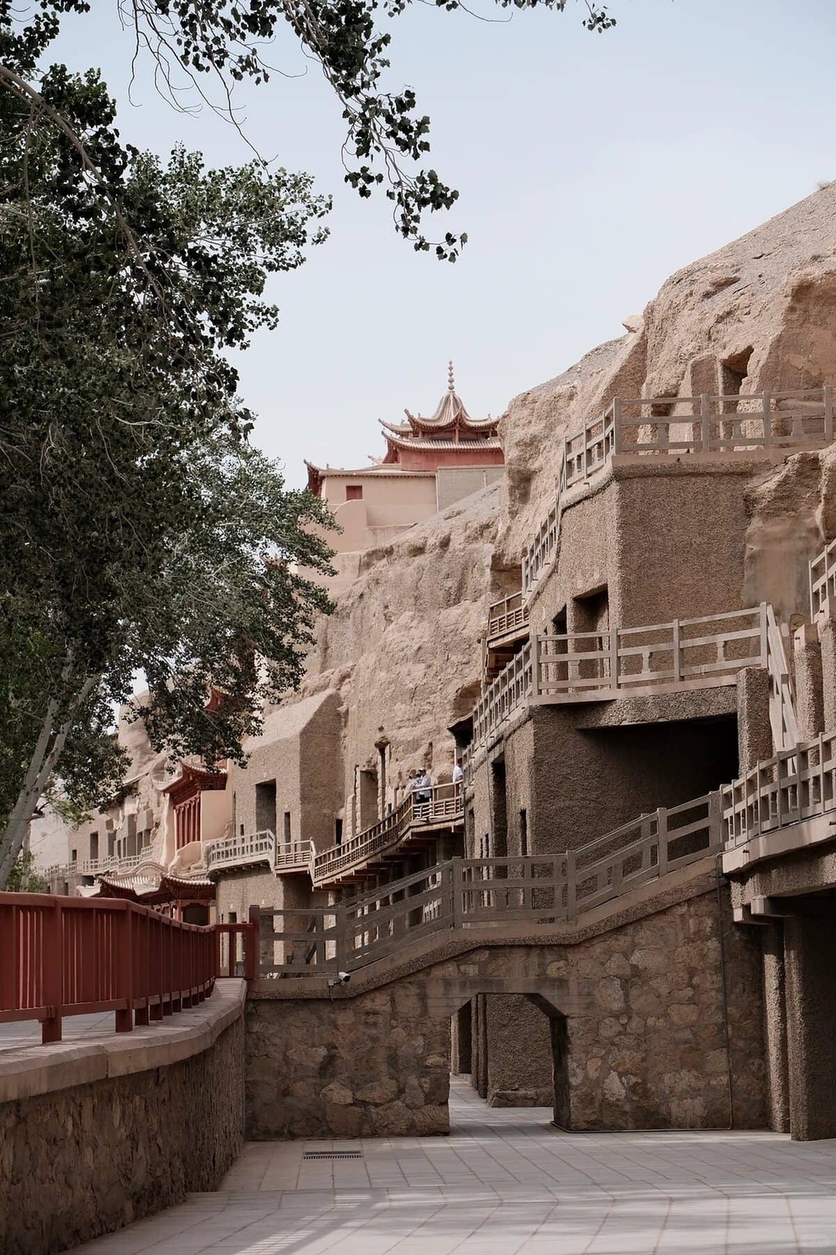 Mogao Caves外景 route photo