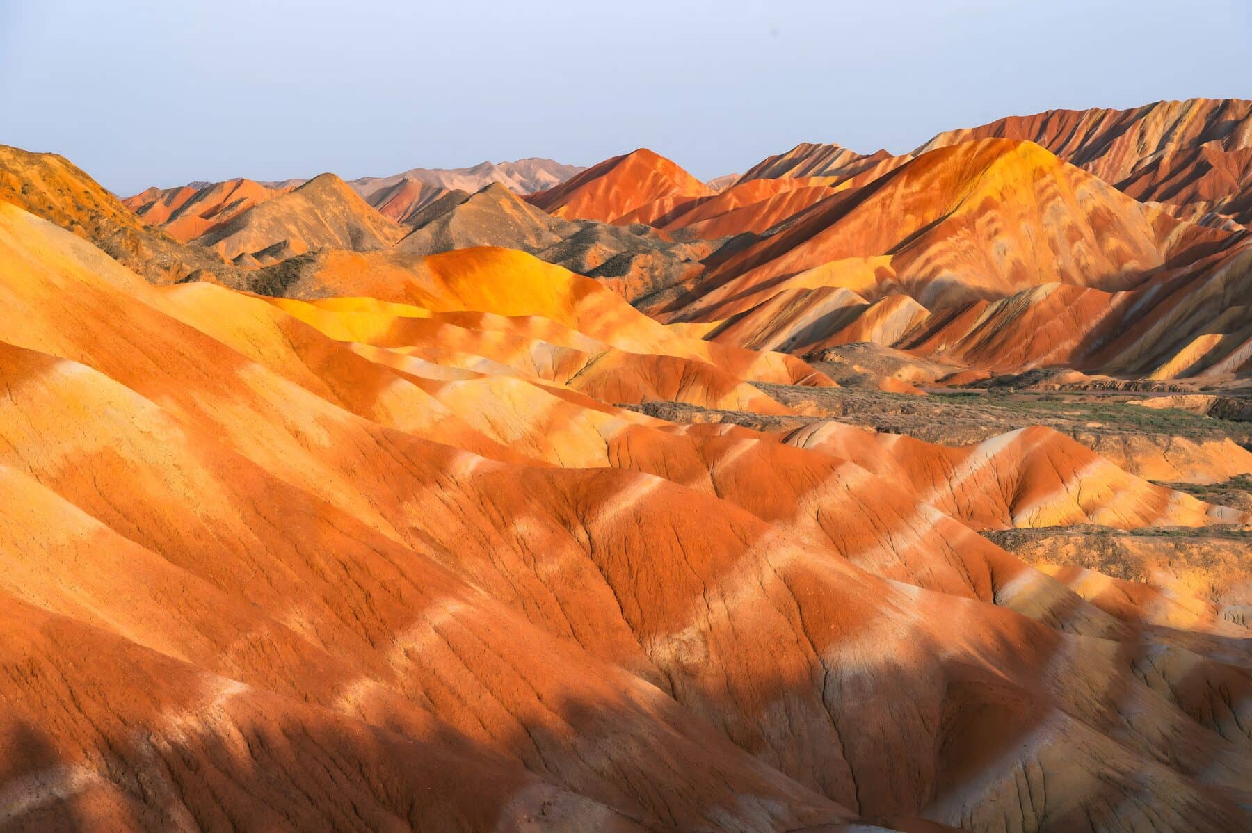 ZhangyeZhangye Danxia层理 route photo