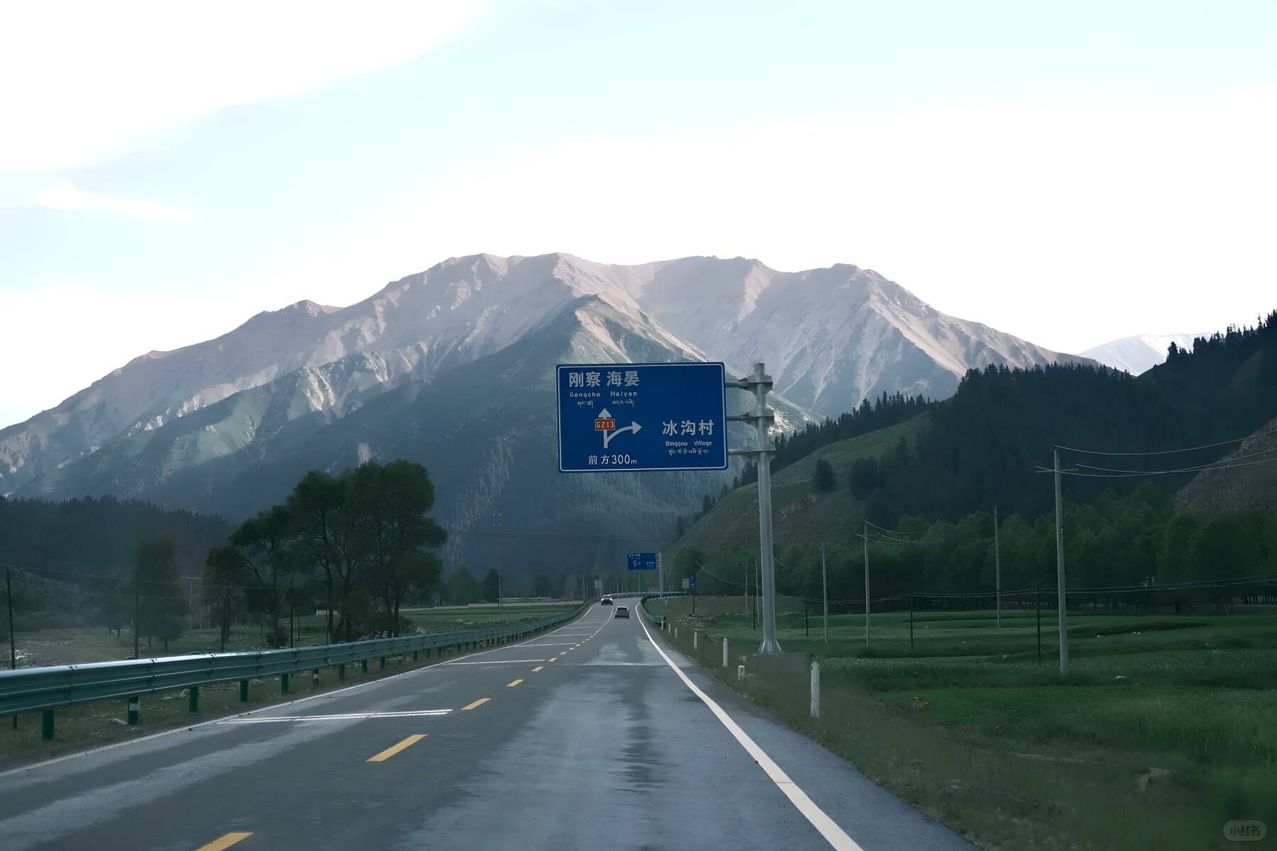 冰沟林山谷 route photo