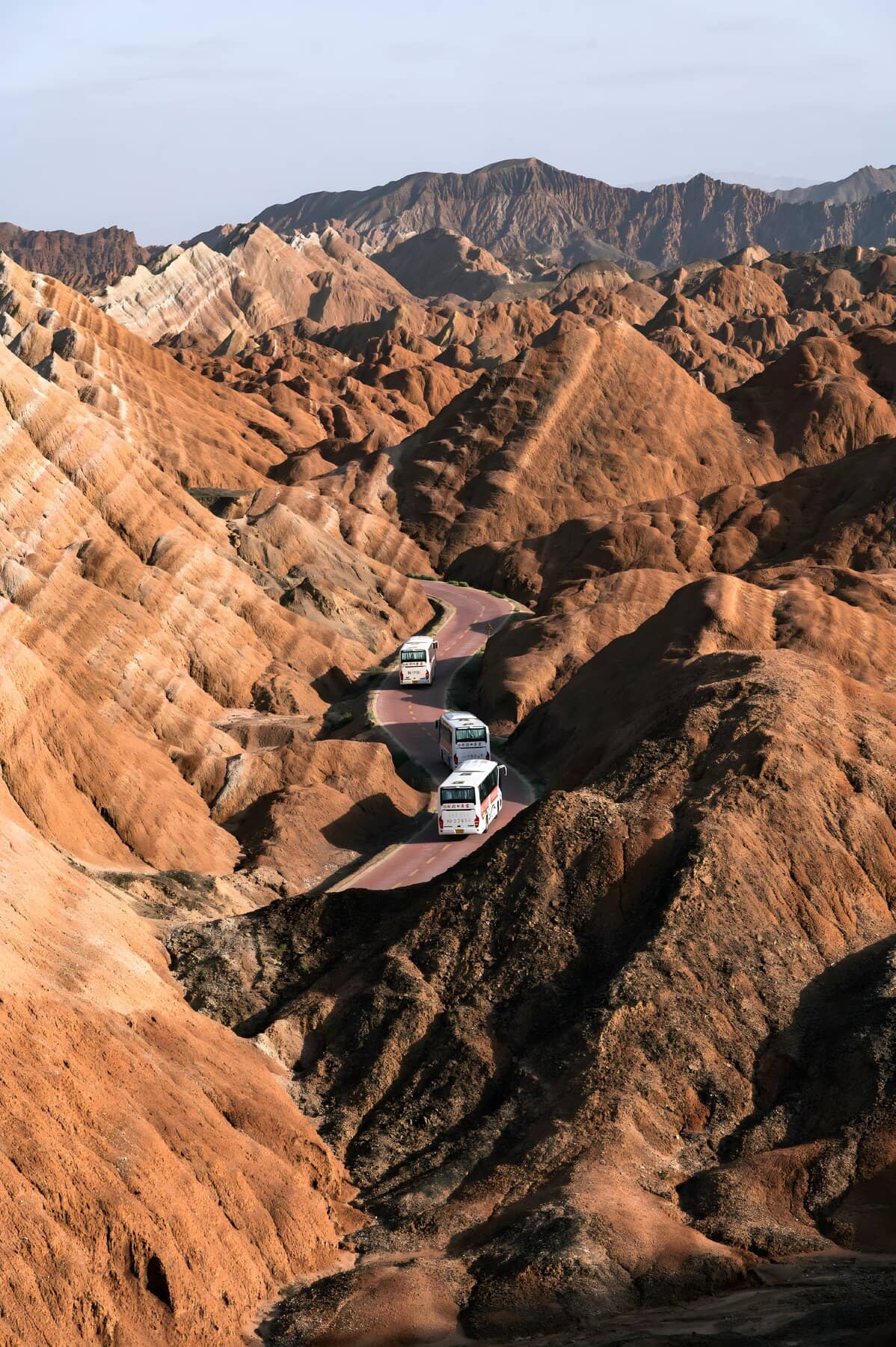 ZhangyeZhangye Danxia暖色坡面 route photo