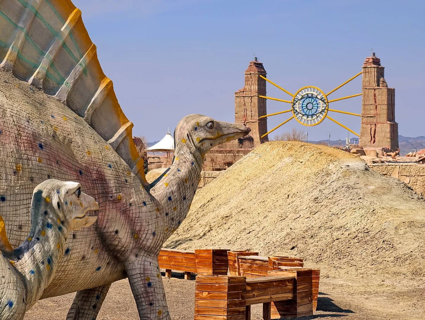 World Ghost City landform route photo