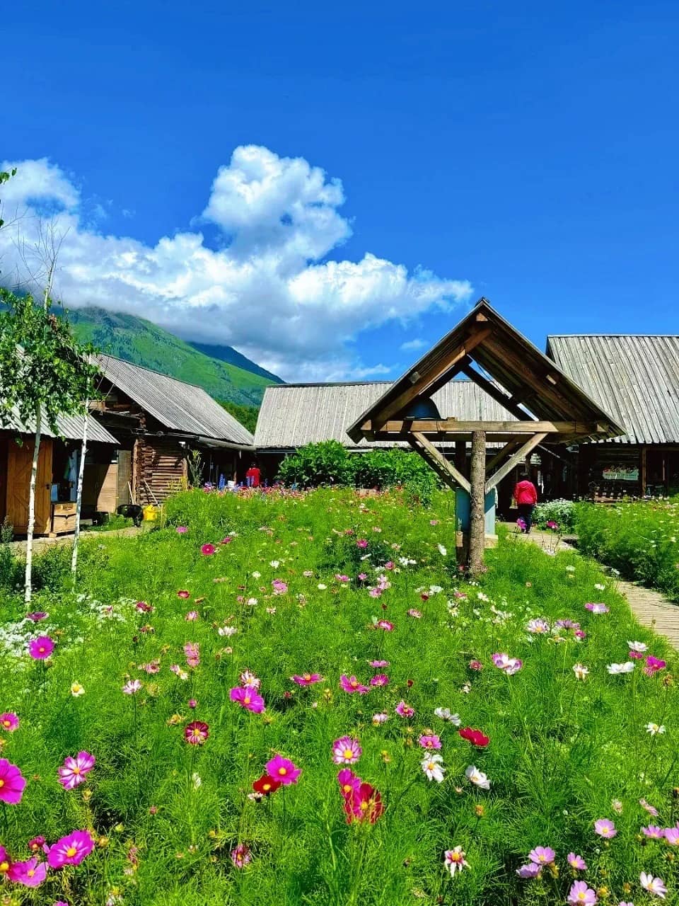 Hemu village texture route photo