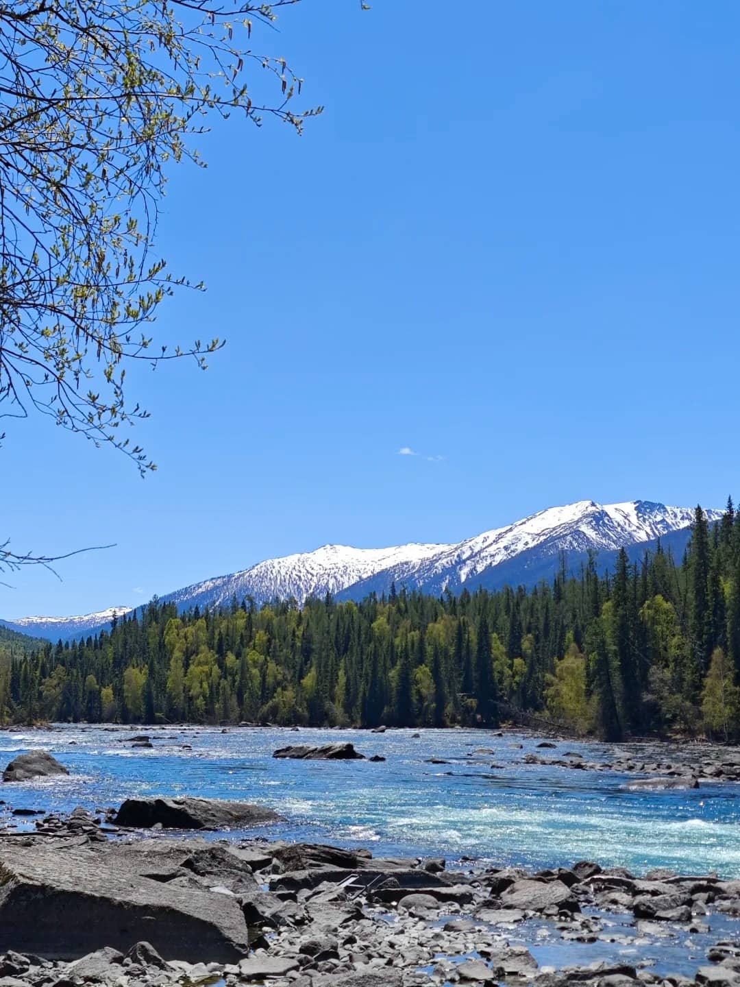 Kanas lake layer route photo