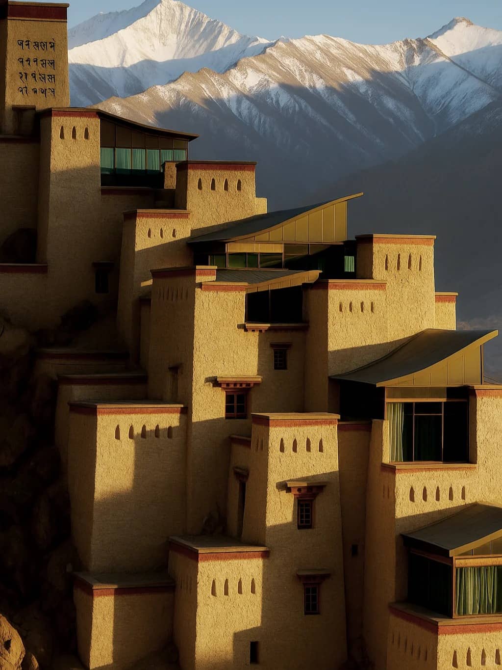 Shangri-La lodge stay route photo