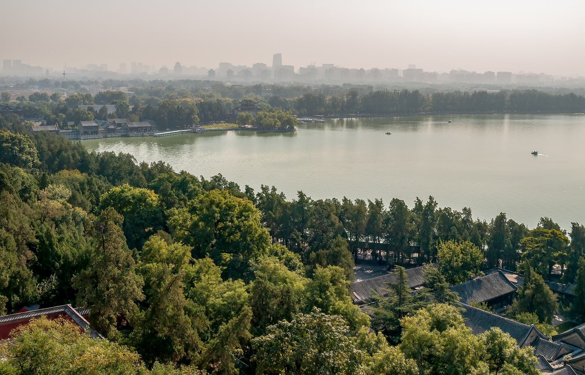 Summer Palace lake in Beijing as a gentle first China route idea