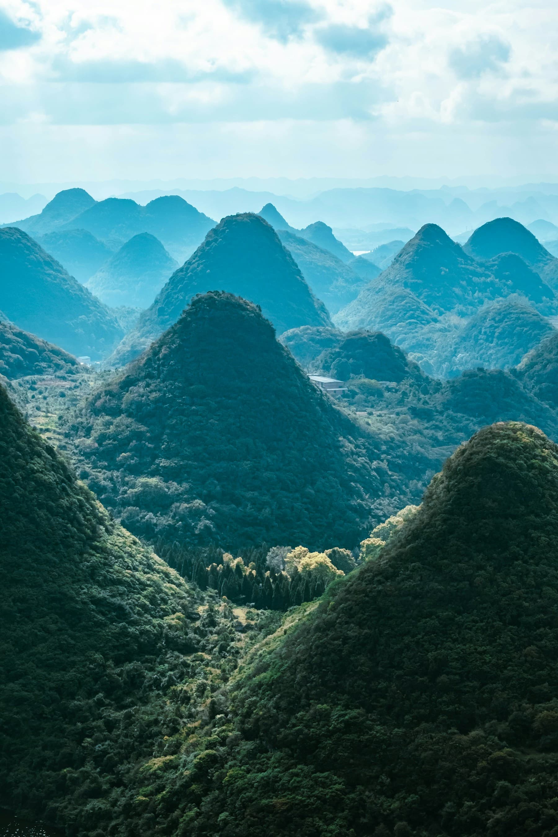 Guizhou karst mountain landscape
