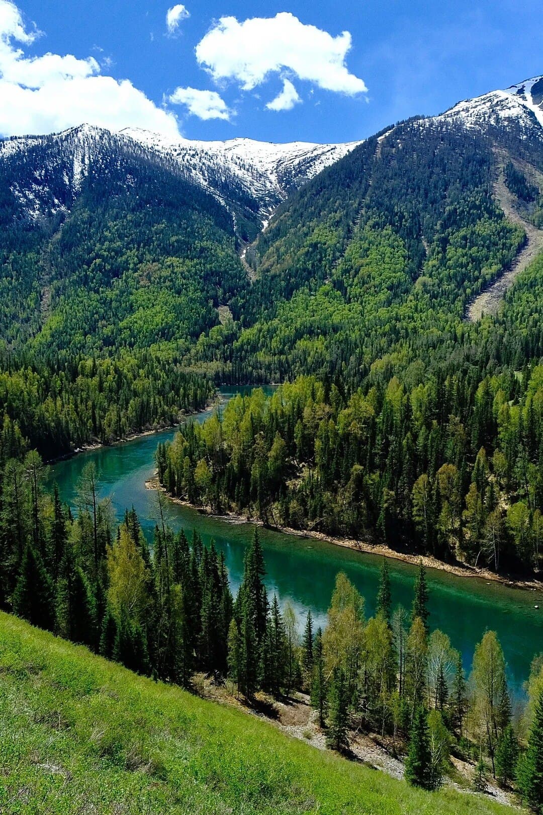 Kanas scenery for the North Xinjiang panorama 10-day route