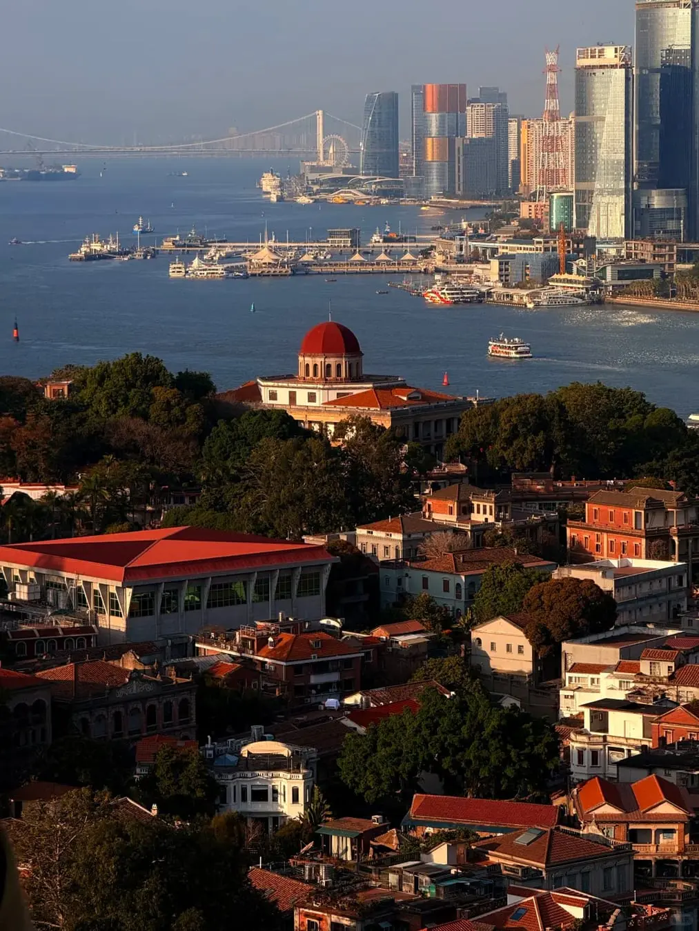 Gulangyu island for Xiamen Fujian route direction