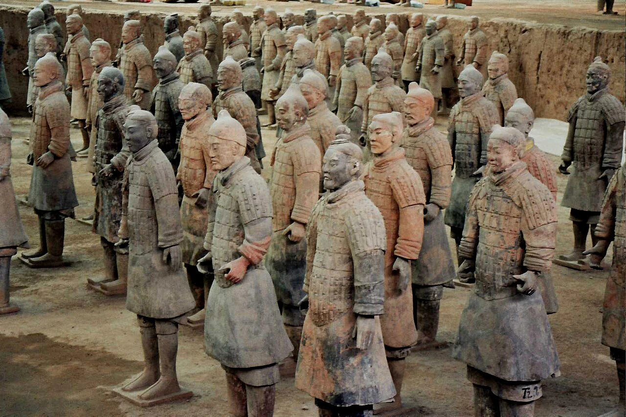 Terracotta Warriors in Xi'an as a common China route planning question