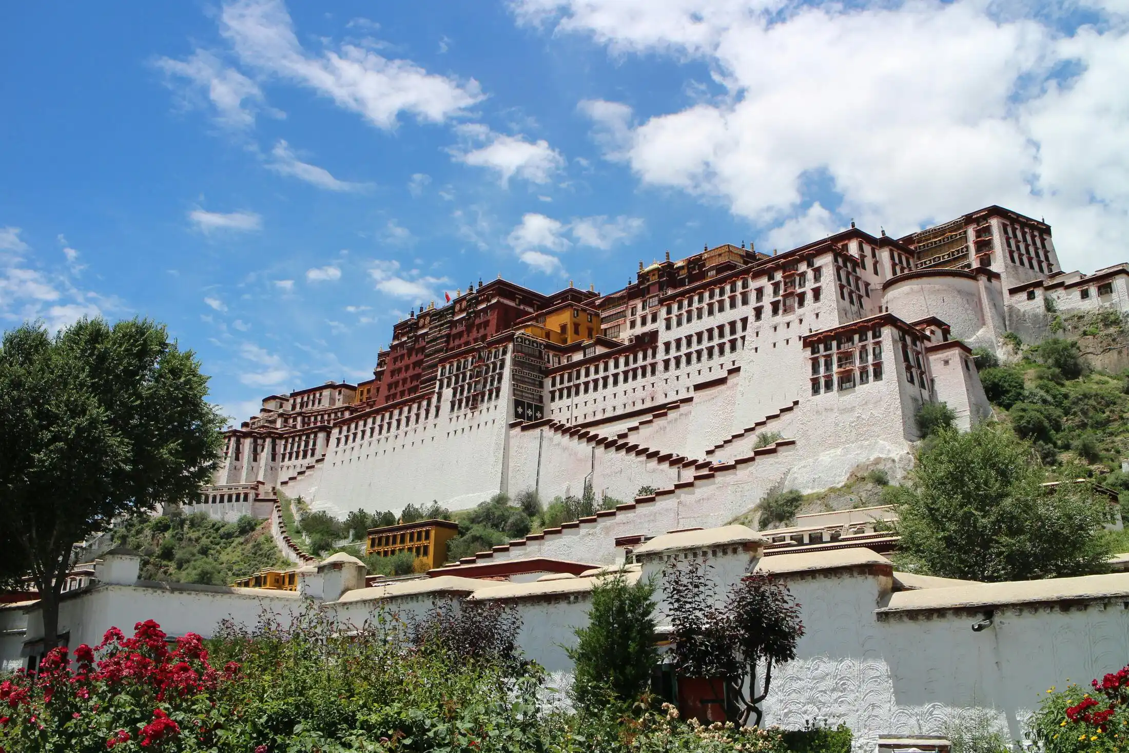 Potala Palace route direction for Tibet planning