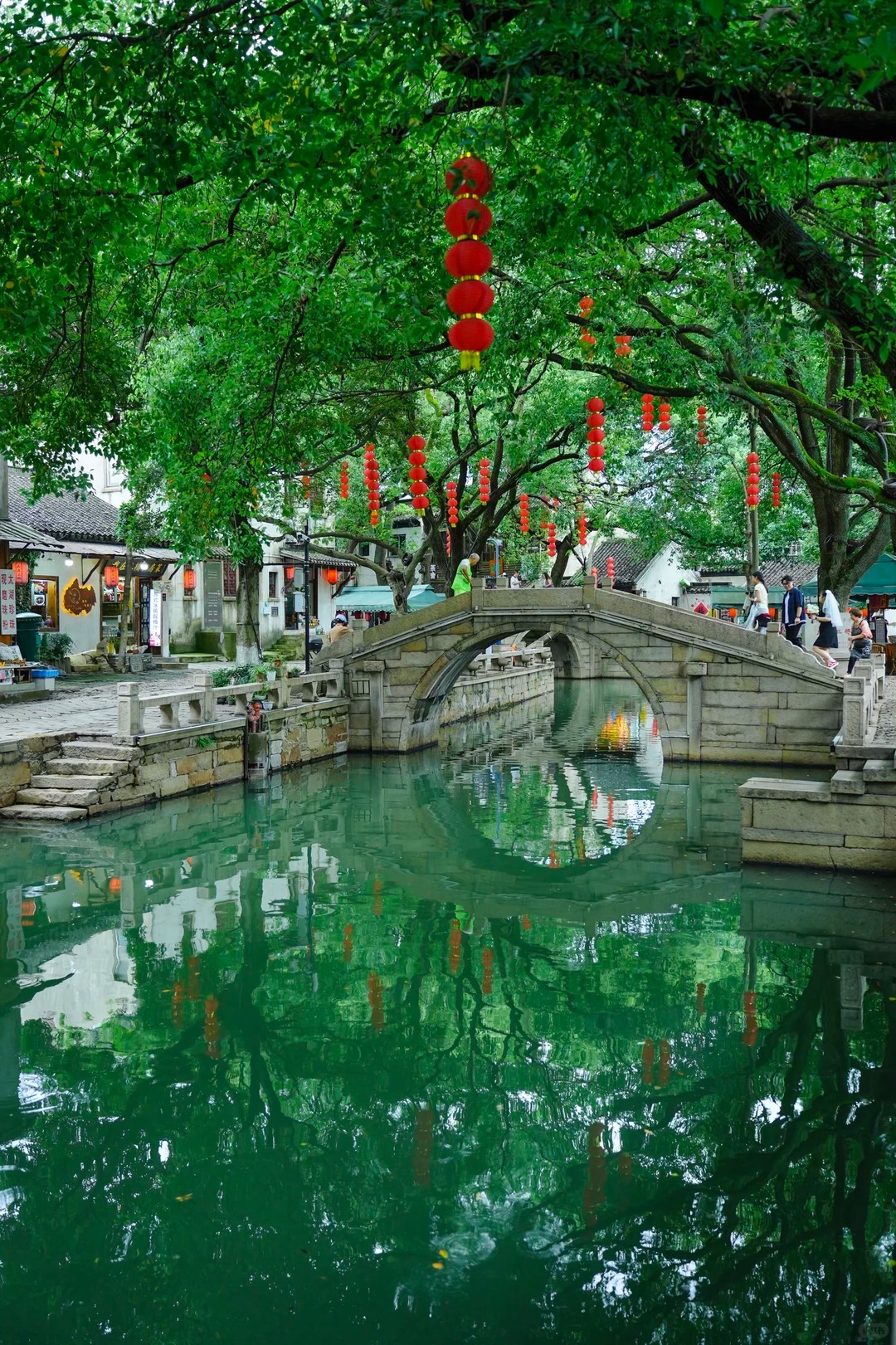 Tongli narrow water lane route photo