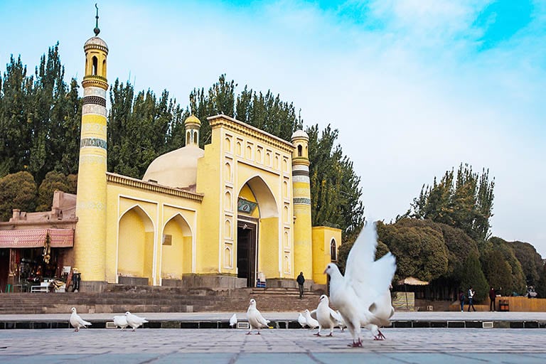 Kashgar old-city and frontier layer route photo