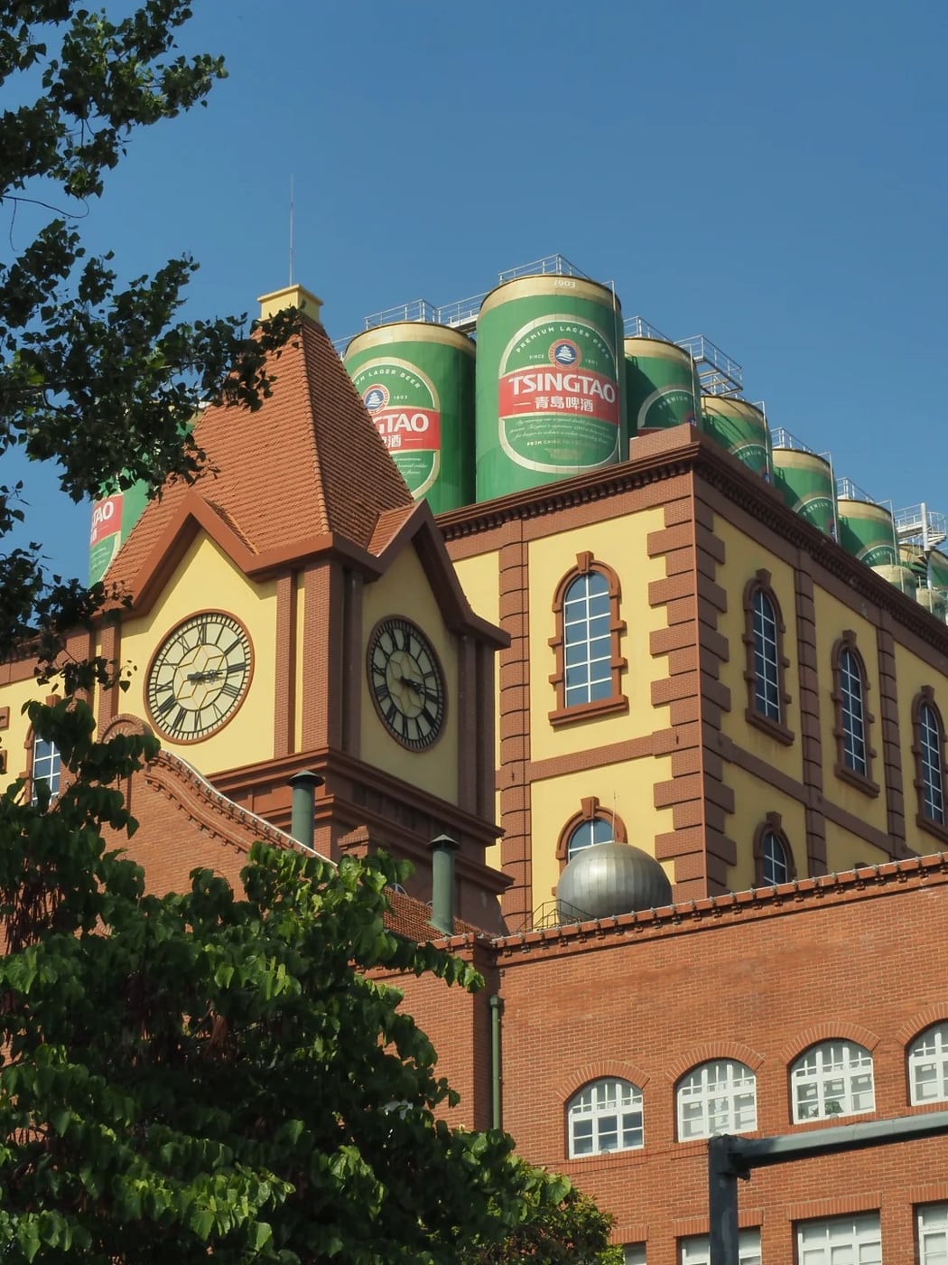 Qingdao beer museum layer route photo