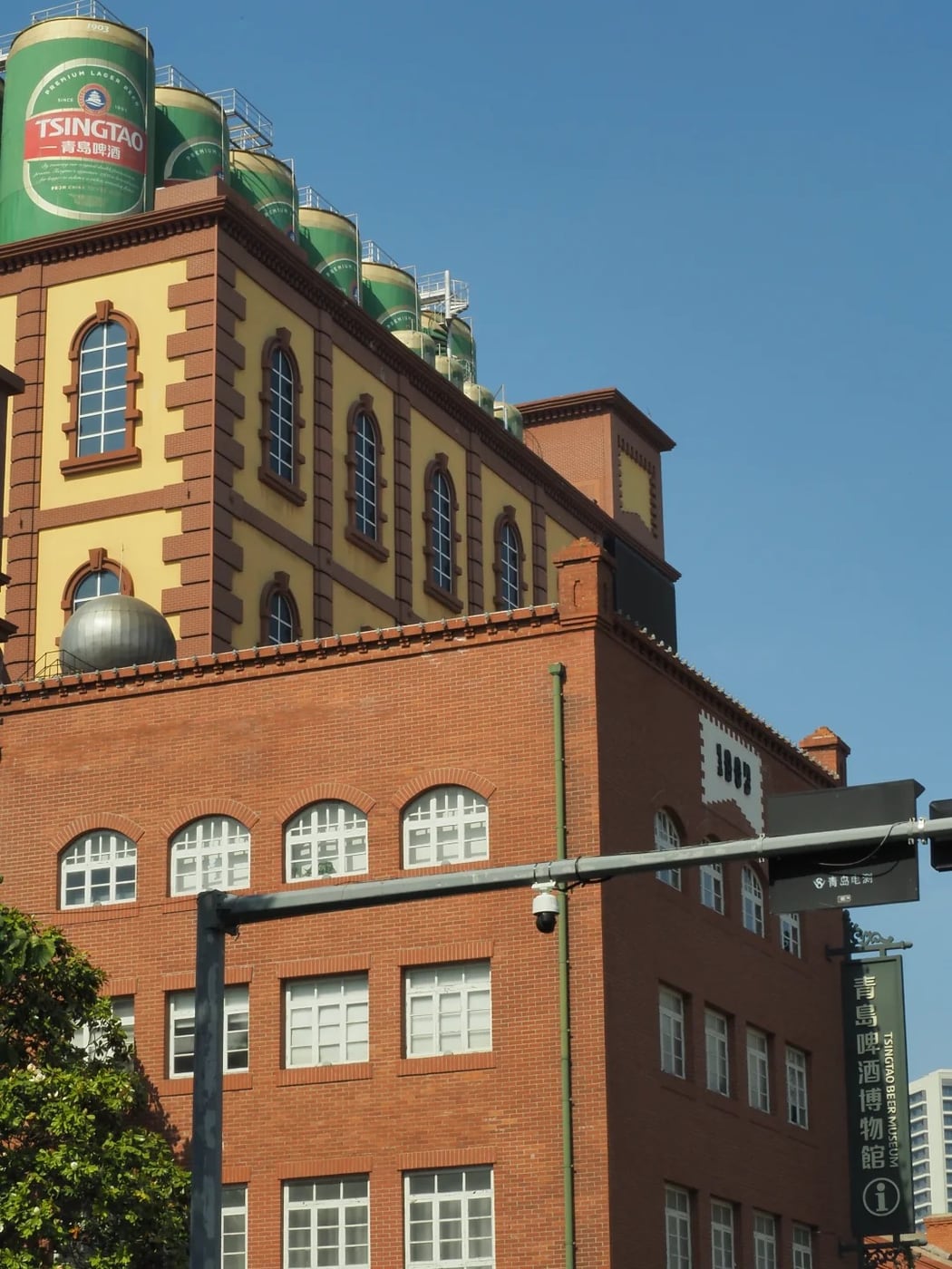 Qingdao beer museum layer route photo