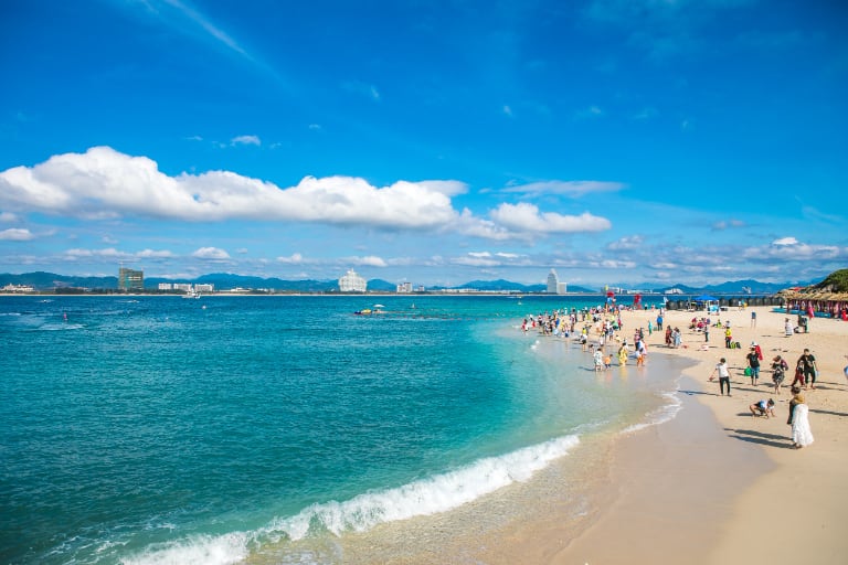 Sanya beach-choice evidence route photo