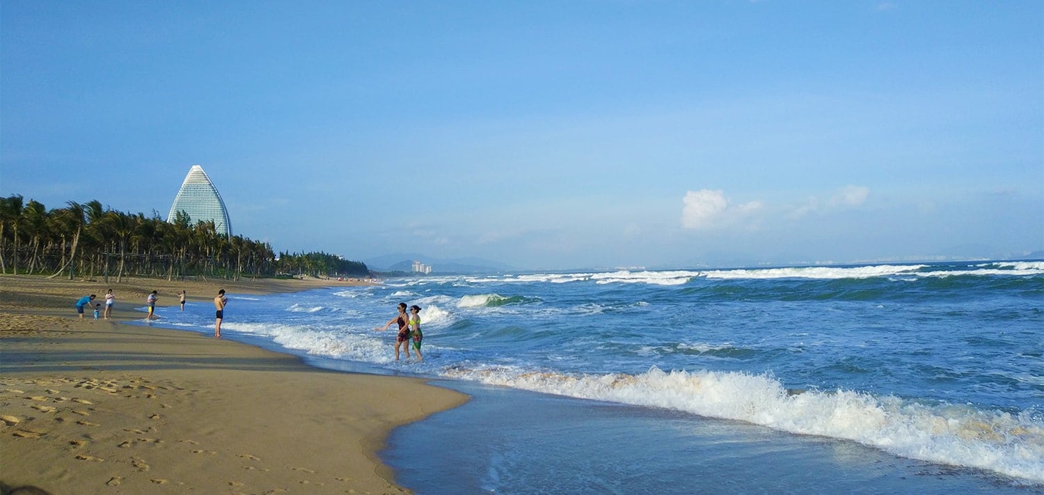 Sanya beach-choice evidence route photo