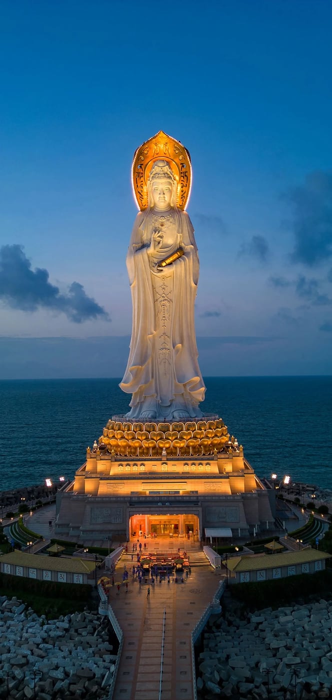 Nanshan sea-facing Guanyin route photo