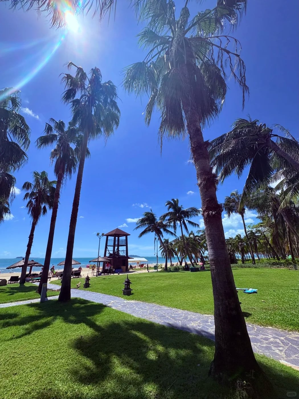 Sanya resort and beach base route photo