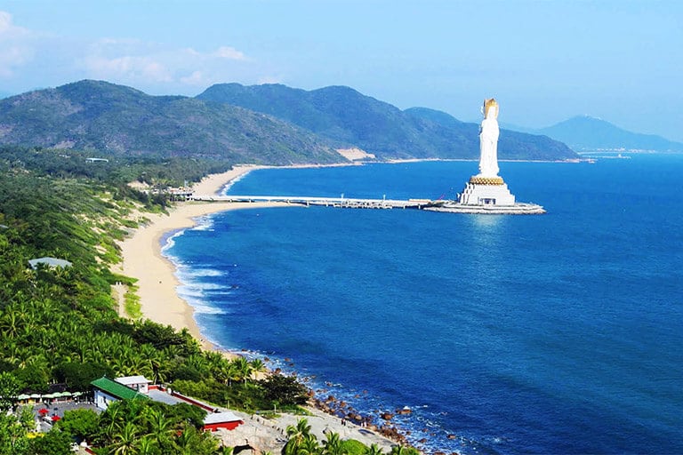 Sanya beach-choice evidence route photo