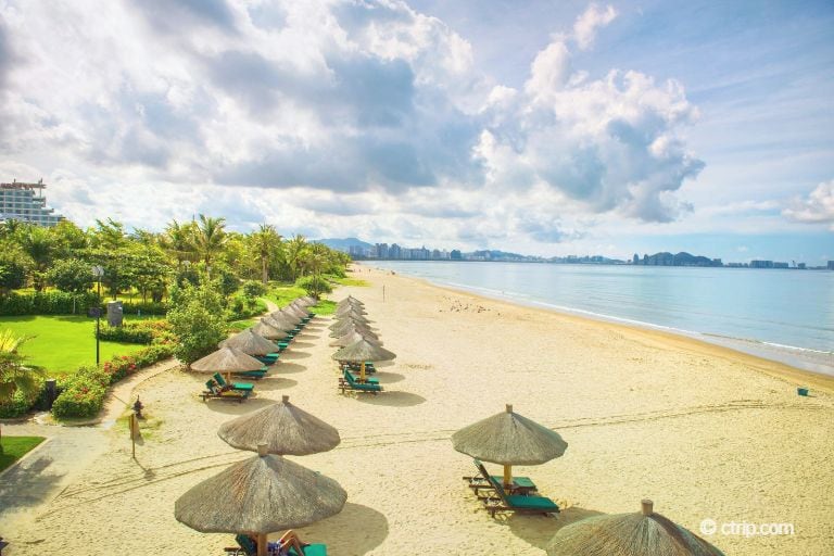Sanya beach-choice evidence route photo