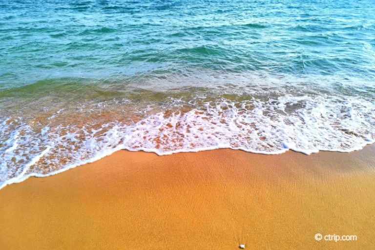 Yalong Bay beach for a slower Hainan island route