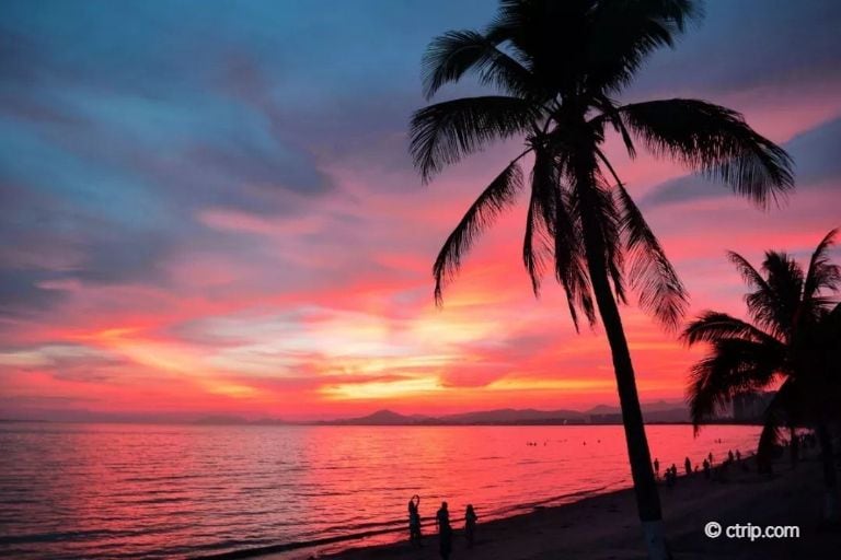 Sanya beach-choice evidence route photo