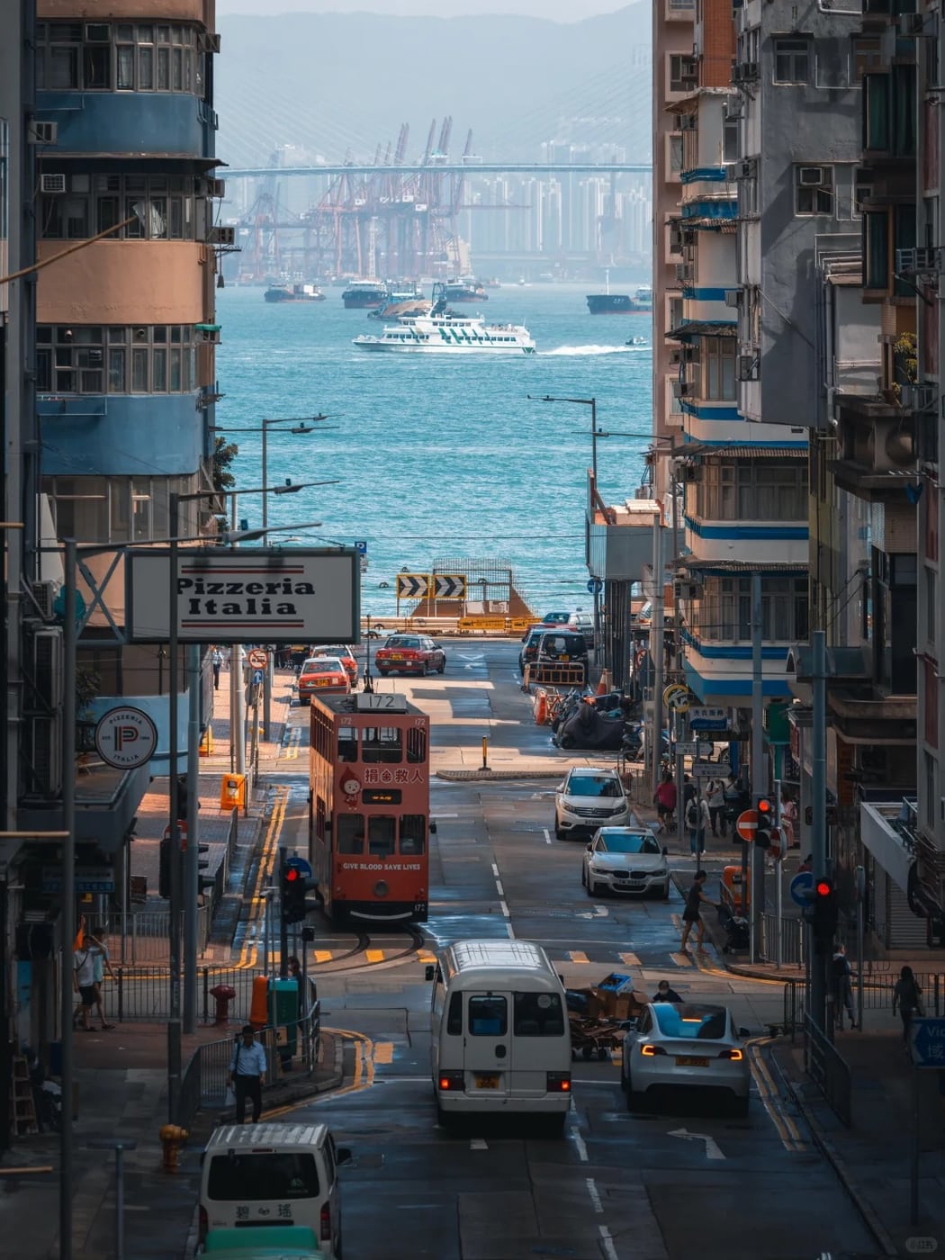Hong Kong harbor finish route photo