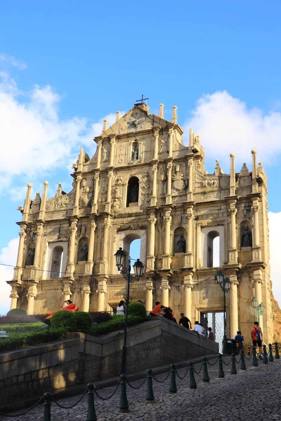 Macau heritage and crossing layer route photo
