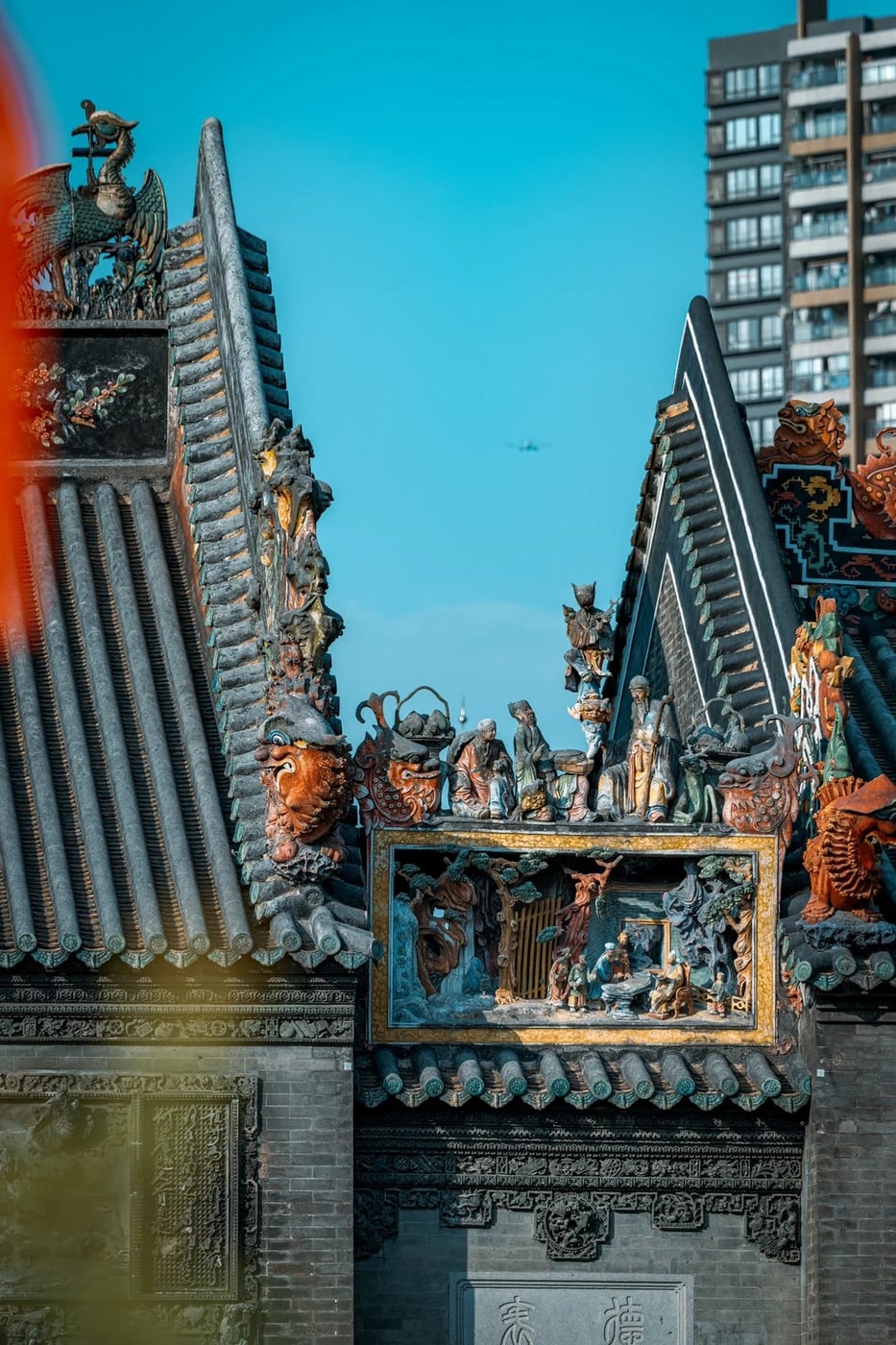 Guangzhou Lingnan ridge detail route photo