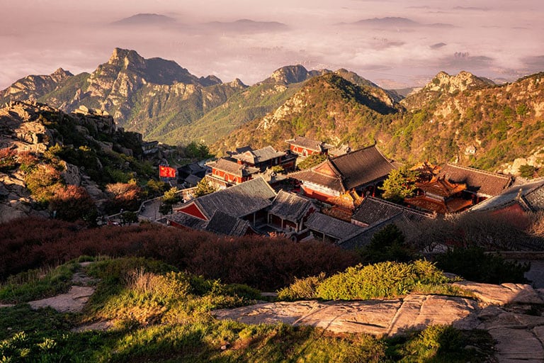 Mount Tai walking and cableway check route photo