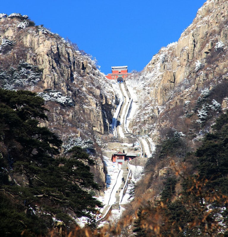 Mount Tai walking and cableway check route photo