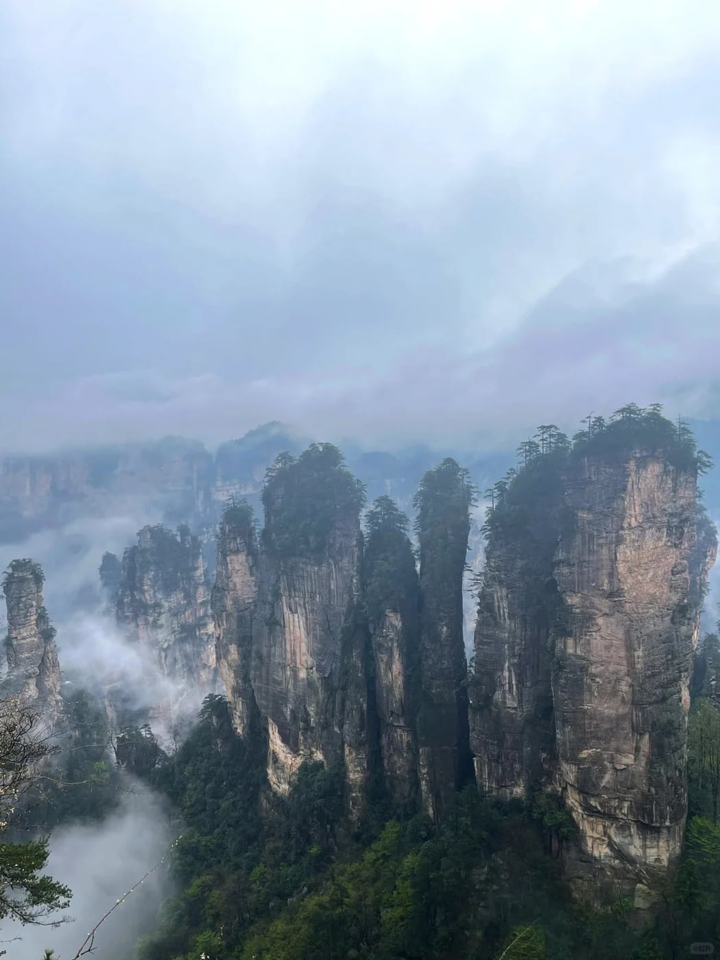 Misty Zhangjiajie mountains for a scenery-first China route