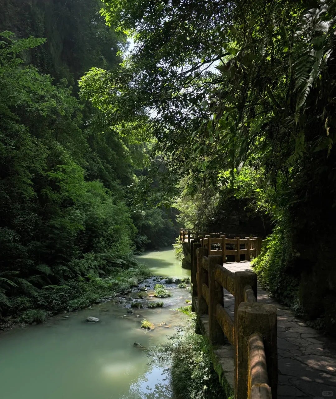Lower-load Zhangjiajie valley layer route photo