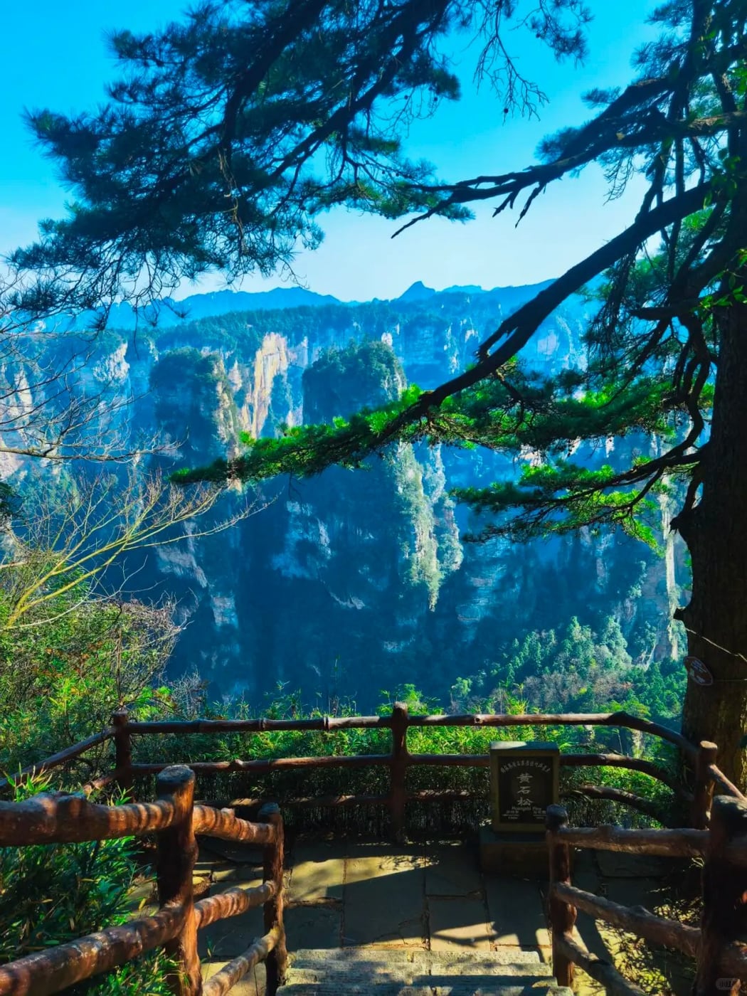 Lower-load Zhangjiajie valley layer route photo