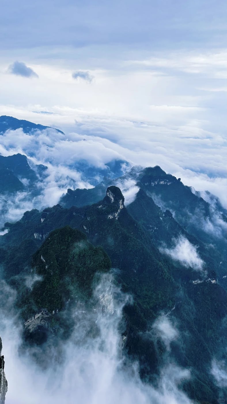 Tianmen Mountain weather and height check route photo